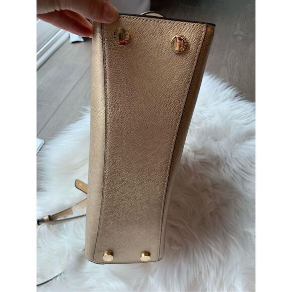 Michael Kors gold handbag Crossbody bag Karla watches gold - Picture 6 of 7